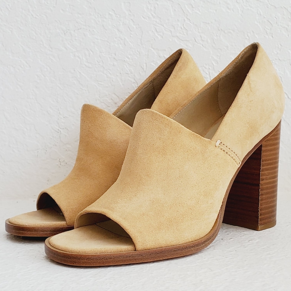 NEW Rag & Bone Myra Suede Open Toe Shoes Made in Italy Size 37 EU